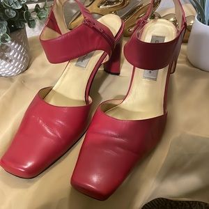 Red Leather Heels